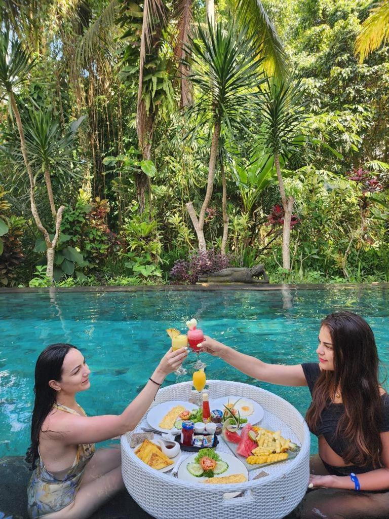 Luxury 3Br Infinity Jungle View Aashaya Villa Ubud Exteriér fotografie